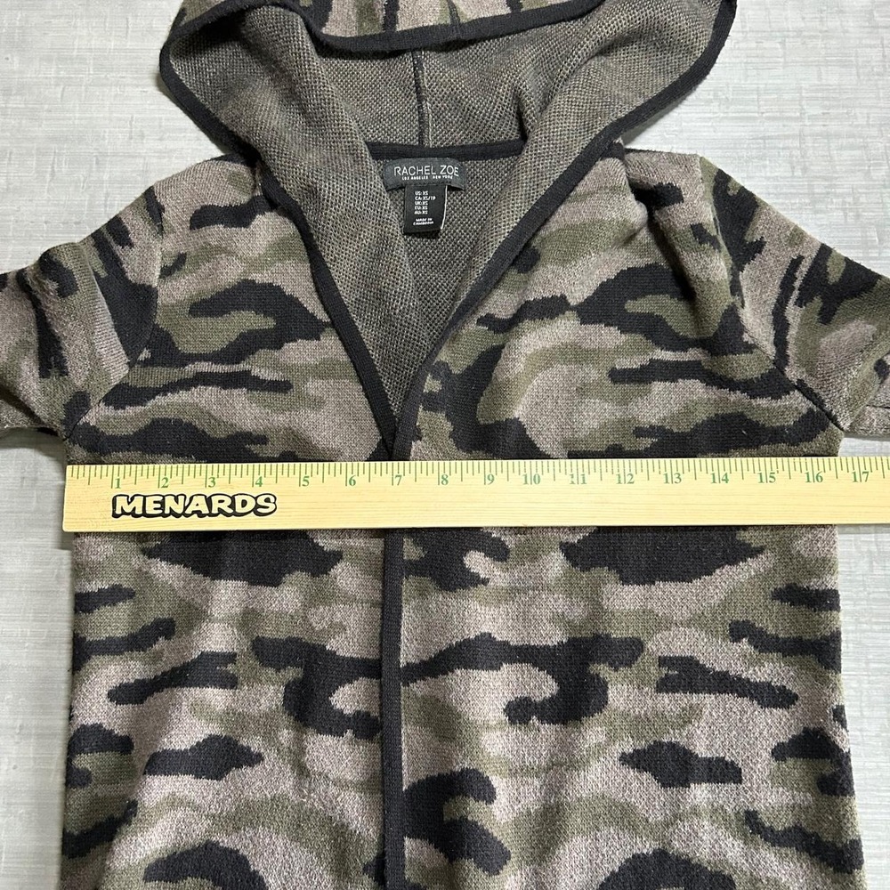 Rachel Zoe Camo Hooded Cardigan - Picture 4 of 6